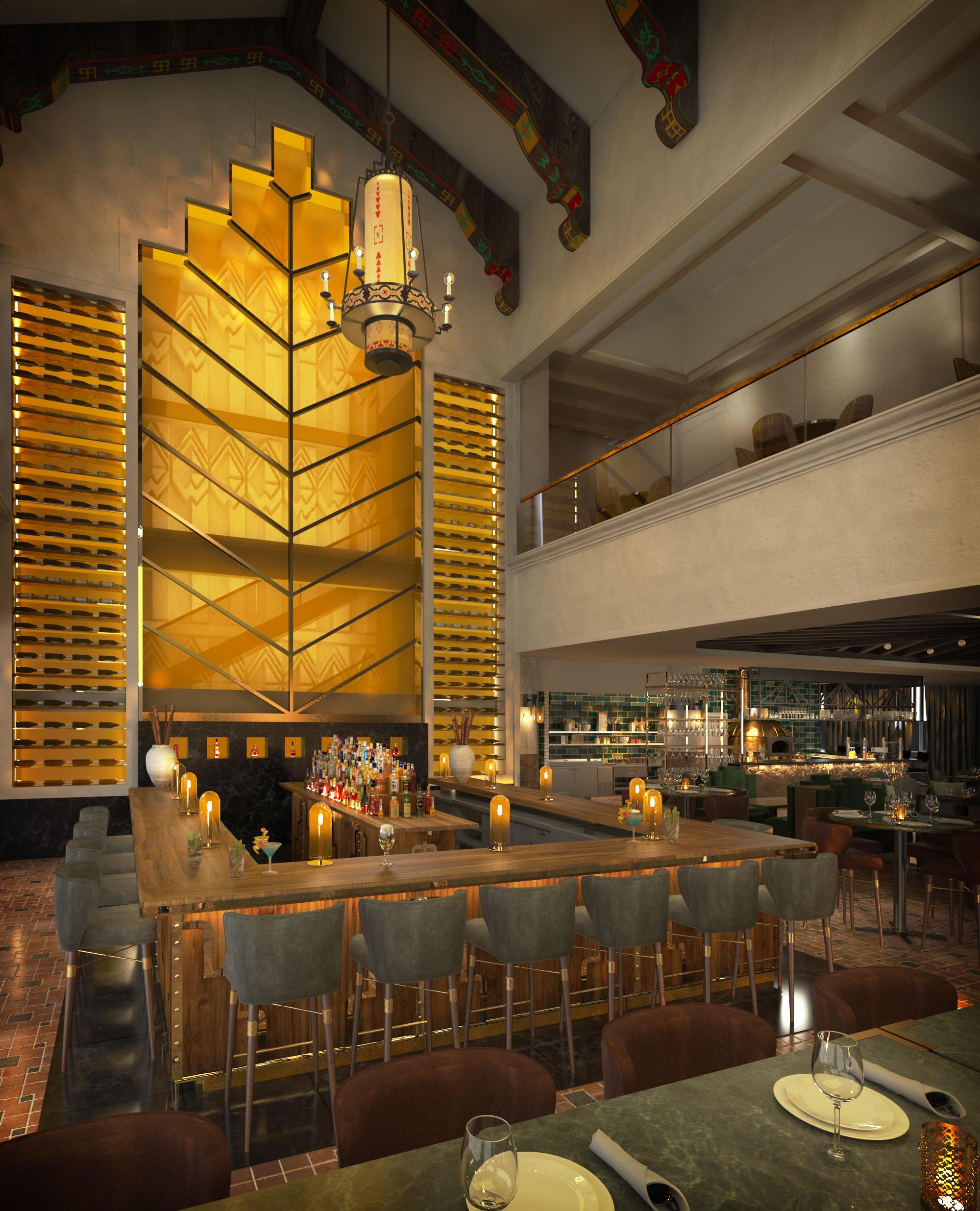 The Plaza Hotel Pioneer Park El Paso Esterno foto The bar at the Wynn